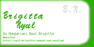 brigitta nyul business card